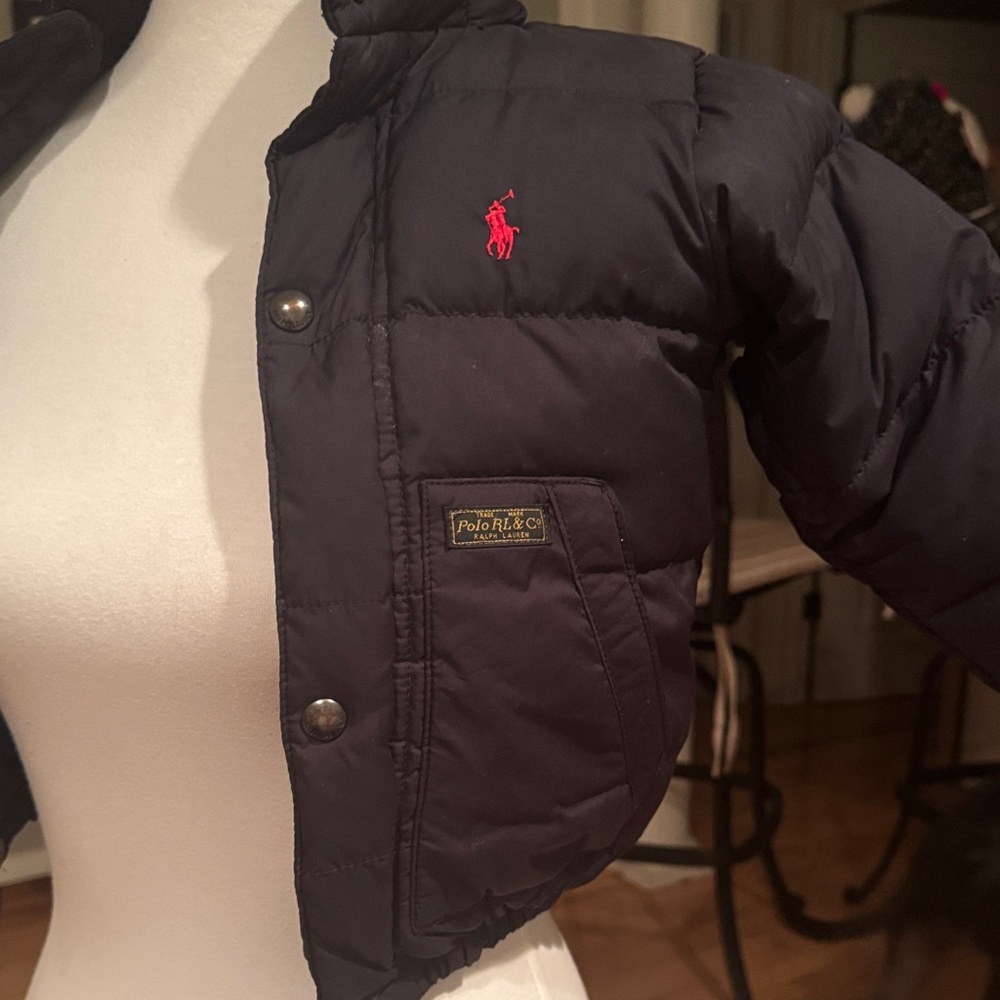 Polo by Ralph Lauren Kids Dark Blue Puffer Jacket